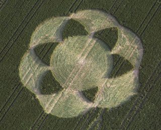 aerial of Avebury Stone Circle
