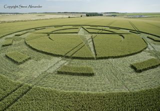 aerial of Stonehenge from tt