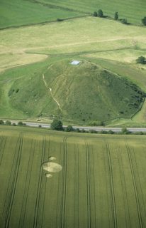 aerial of Silbury Hill