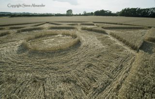 aerial of Rollright Stones from tt