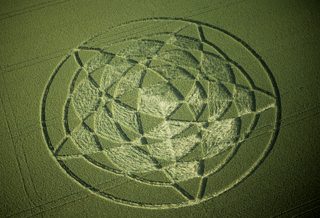 aerial of Avebury